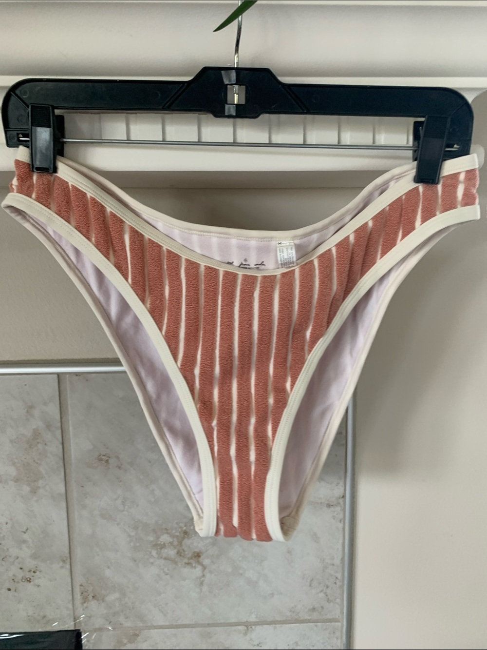 Urban Outfitters Out From Under Ribbed, striped bikini bottom Size M
